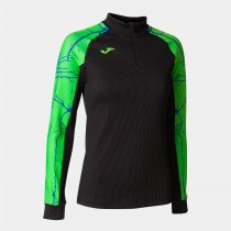 JOMA ELITE IX NŐI PULÓVER FEKETE-ZÖLD