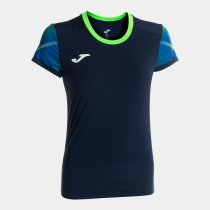 JOMA ELITE XI NŐI FELSŐ RÖVID UJJÚ SÖTÉTKÉK-ZÖLD