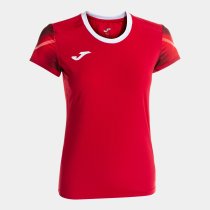 JOMA ELITE XI NŐI FELSŐ RÖVID UJJÚ PIROS-FEHÉR