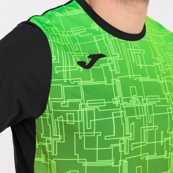 JOMA ELITE VIII RÖVID UJJÚ MEZ FEKETE FLUOR ZÖLD