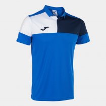 JOMA CREW V SHORT SLEEVE POLO KÉK SÖTÉTKÉK FEHÉR